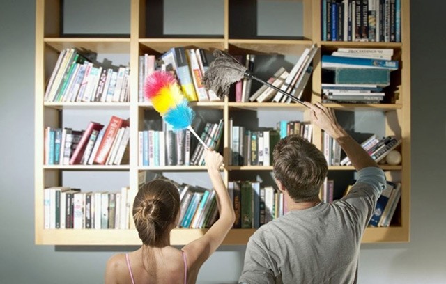 Организация уборки и ухода за библиотекой или книжной комнатой